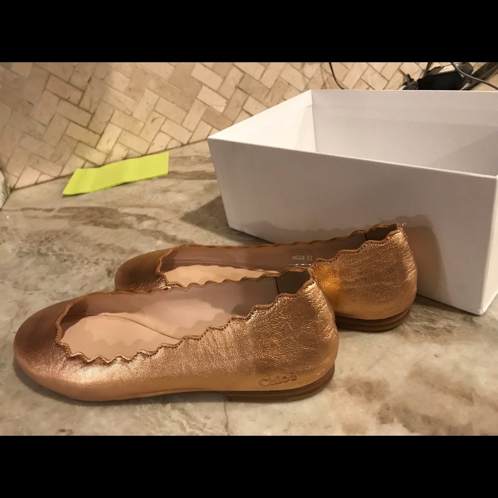Kids Chloe flats brand new with box
